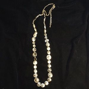 Necklace. Chico’s hammered gold. Long or short